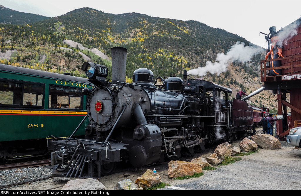 GLRX 111 taking on water at Silver Plume